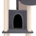 Kattenmeubel met sisal krabpalen 201 cm donkergrijs - Image 6