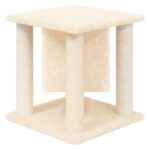 Kattenmeubel met sisal krabpalen 37 cm crèmekleurig – Image 5