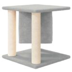 Kattenmeubel met sisal krabpalen 37 cm lichtgrijs - Afbeelding 4