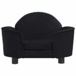 Hondenmand 66x40x45 cm fluweel zwart – Image 3