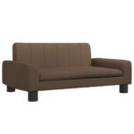 Hondenmand 70x45x30 cm stof bruin – Image 2