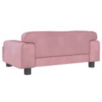 Hondenmand 70x45x30 cm fluweel roze – Image 5