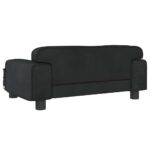 Hondenmand 70x45x30 cm fluweel zwart – Image 5