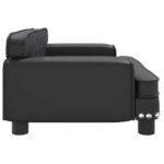 Hondenmand 70x45x30 cm kunstleer zwart - Afbeelding 4