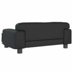 Hondenmand 70x45x30 cm kunstleer zwart - Afbeelding 5