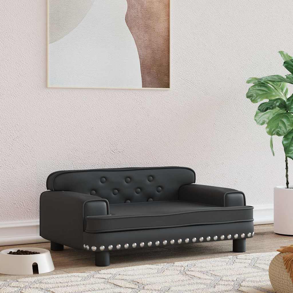 8720287218722_m_en_hd_1.jpg Hondenmand 70x45x30 cm kunstleer zwart - Afbeelding 1