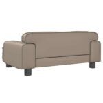 Hondenmand 70x45x30 cm kunstleer cappuccinokleurig – Image 5
