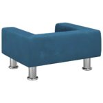 Hondenmand 50x40x26,5 cm fluweel blauw - Image 5
