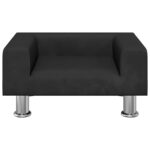 Hondenmand 50x40x26,5 cm fluweel zwart - Afbeelding 3