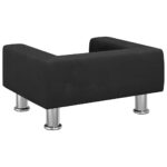 Hondenmand 50x40x26,5 cm fluweel zwart - Afbeelding 5