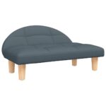 Hondenmand 70x52x30 cm stof donkergrijs - Image 2
