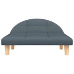 Hondenmand 70x52x30 cm stof donkergrijs - Image 3