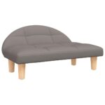 Hondenmand 70x52x30 cm stof taupe - Image 2