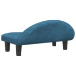 Hondenmand 70x52x30 cm fluweel blauw - Afbeelding 5