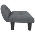 Hondenmand 70x52x30 cm fluweel donkergrijs – Image 4