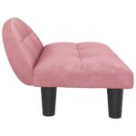 Hondenmand 70x52x30 cm fluweel roze – Image 4