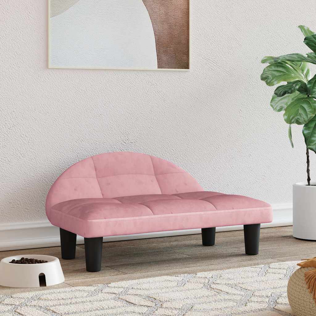 8720287219248_m_en_hd_1.jpg Hondenmand 70x52x30 cm fluweel roze – Image 1