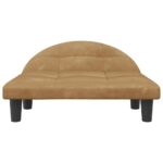 Hondenmand 70x52x30 cm fluweel bruin - Afbeelding 3