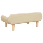 Hondenmand 70x40x24 cm stof crèmekleurig – Image 5