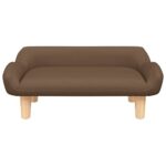 Hondenmand 70x40x24 cm stof bruin – Image 3