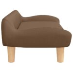 Hondenmand 70x40x24 cm stof bruin – Image 4
