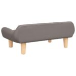 Hondenmand 70x40x24 cm stof taupe - Afbeelding 5