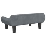 Hondenmand 70x40x24 cm fluweel donkergrijs – Image 5