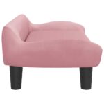 Hondenmand 70x40x24 cm fluweel roze – Image 4