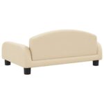 Hondenmand 70x45x30 cm stof crèmekleurig - Image 5