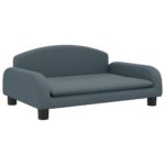 Hondenmand 70x45x30 cm stof donkergrijs – Image 2