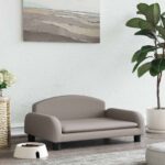 Hondenmand 70x45x30 cm stof taupe