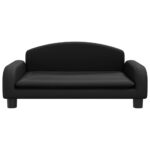 Hondenmand 70x45x30 cm kunstleer zwart - Afbeelding 3