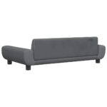 Hondenmand 100x54x33 cm fluweel donkergrijs - Image 5