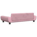 Hondenmand 100x54x33 cm fluweel roze - Image 5