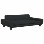 Hondenmand 100x54x33 cm fluweel zwart - Image 2