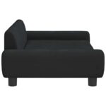 Hondenmand 100x54x33 cm fluweel zwart - Image 4