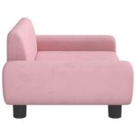 Hondenmand 70x45x33 cm fluweel roze - Image 4