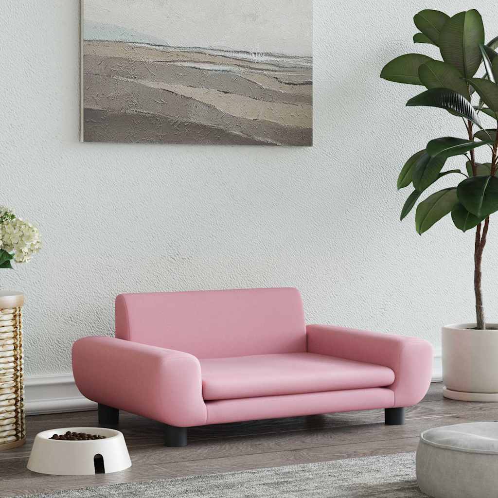 8720287219743_m_en_hd_1.jpg Hondenmand 70x45x33 cm fluweel roze - Image 1
