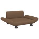 Hondenmand 70x45x28 cm stof bruin - Image 2