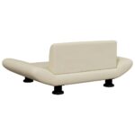 Hondenmand 70x45x28 cm kunstleer crèmekleurig - Image 5