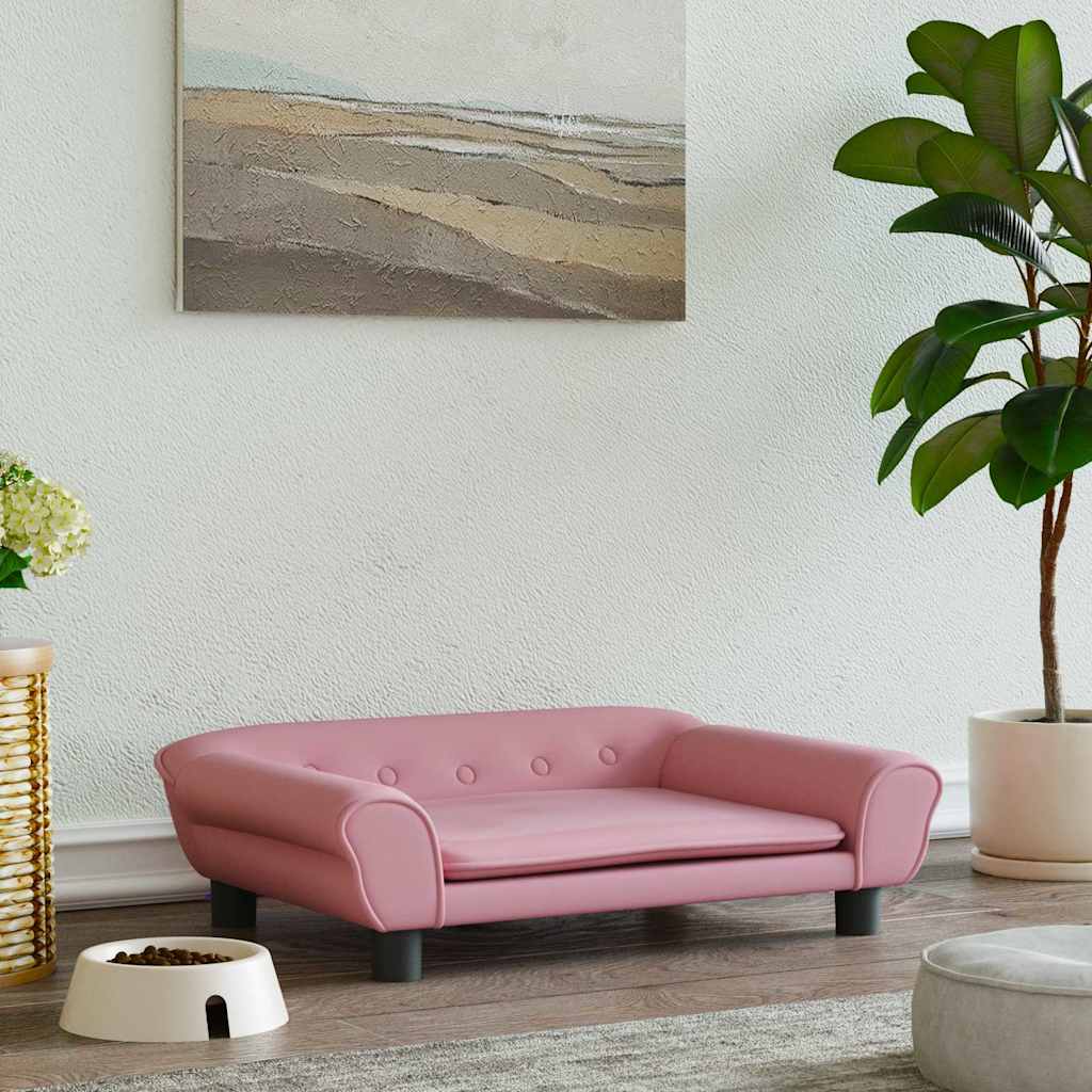 8720287219989_m_en_hd_1.jpg Hondenmand 70x48x22 cm fluweel roze – Image 1
