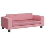 Hondenmand met verlengstuk 100x50x30 cm fluweel roze - Afbeelding 7