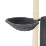 Kattenmeubel met sisal krabpalen 96,5 cm donkergrijs - Afbeelding 7