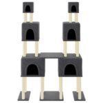 Kattenmeubel met sisal krabpalen 199 cm donkergrijs - Afbeelding 3