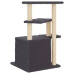 Kattenmeubel met sisal krabpalen 83,5 cm donkergrijs - Afbeelding 6