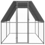Buitenhok voor kippen 2x4x2 m gegalvaniseerd staal - Image 2