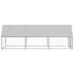Buitenhok voor kippen 2x6x2 m gegalvaniseerd staal - Image 3