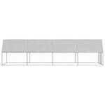 Buitenhok voor kippen 2x8x2 m gegalvaniseerd staal - Afbeelding 3