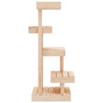 Kattenmeubel 45,5x49x103 cm massief grenenhout - Afbeelding 5