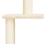 Kattenmeubel met sisal krabpalen 183 cm crèmekleurig – Image 5